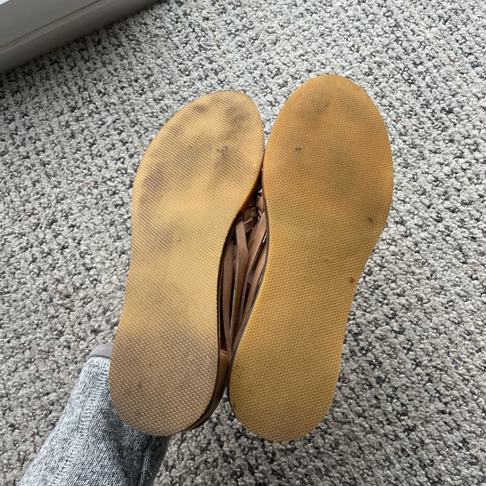 Nisolo Woven Leather Sandals - HUARACHE LEATHER SLIP ON SANDALS SHOES LOAFERS - Picture 4 of 5
